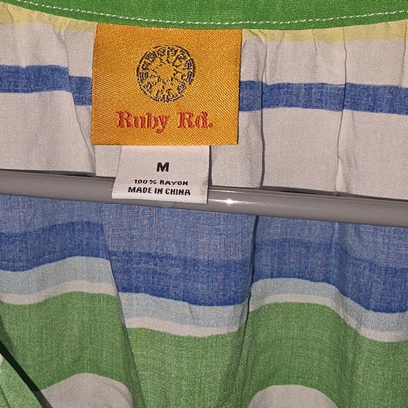 Ruby Rd. Multicolor Striped Blouse - Picture 3 of 4